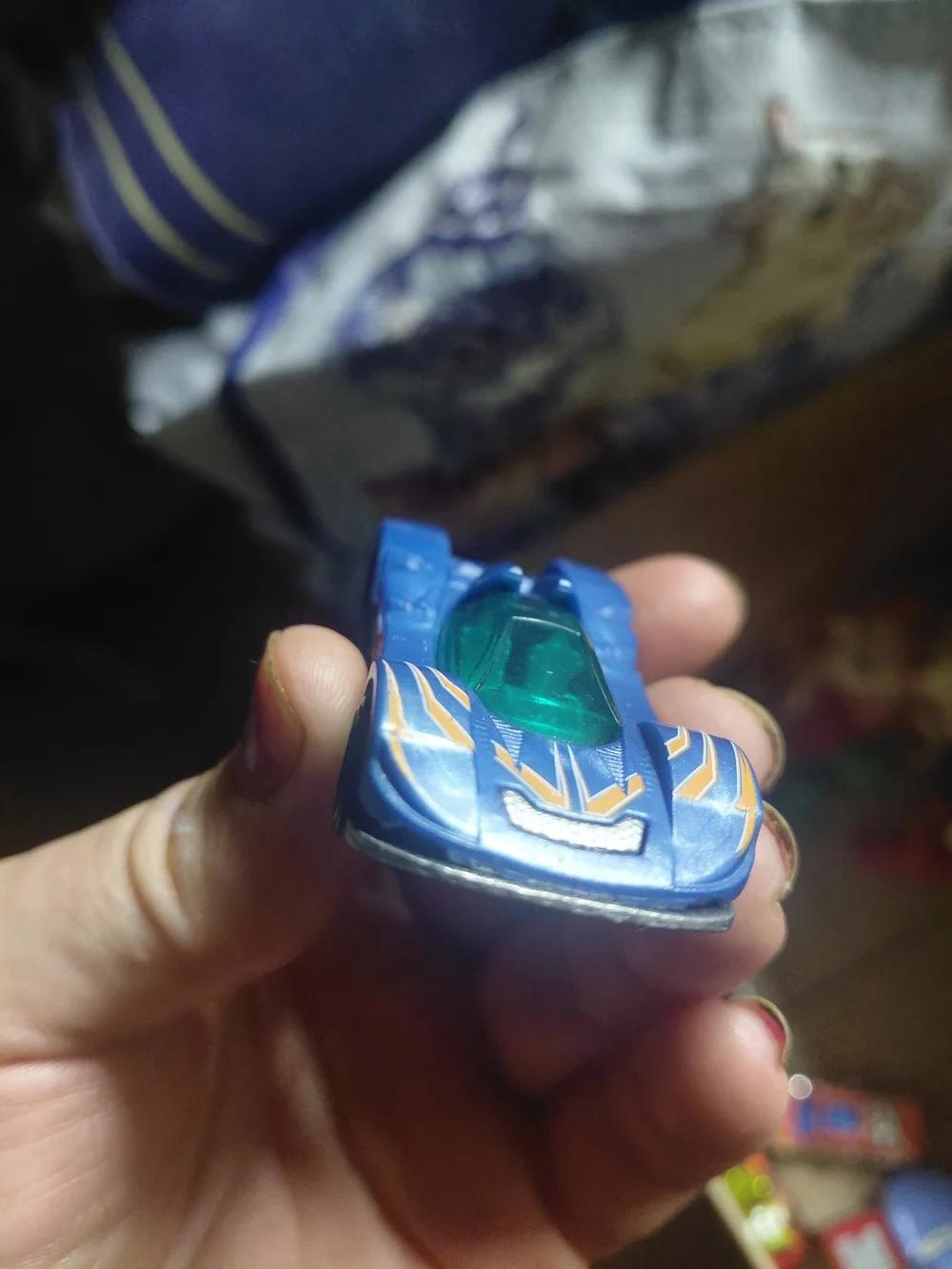 blue Hot Wheels Teegray toy car, likely from a 2018 multi-pack release.